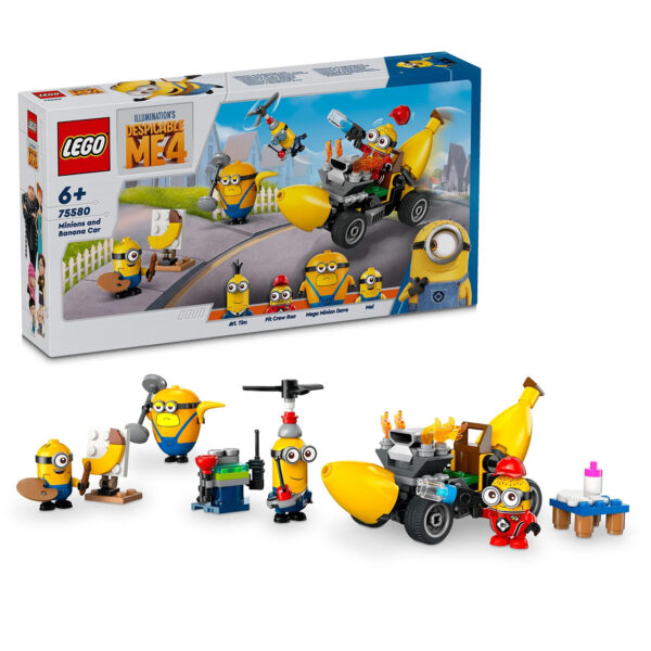 75580 lego despicable me 4 minions banana car