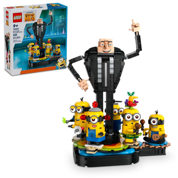 75582 lego despicable me 4 brick built gru minions