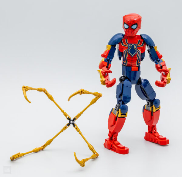 lego marvel 76284 green goblin 76298 iron spider man construction figures review 5