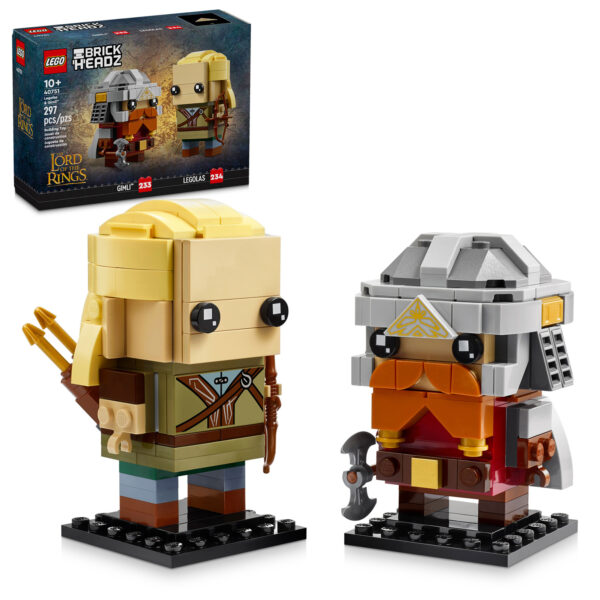 40751 lego brickheadz legolas gimli lord rings