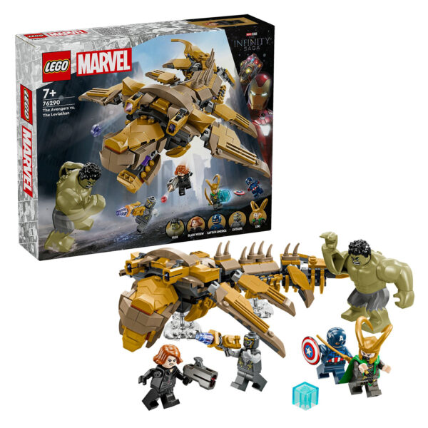 76290 lego marvel the avengers vs the leviathan