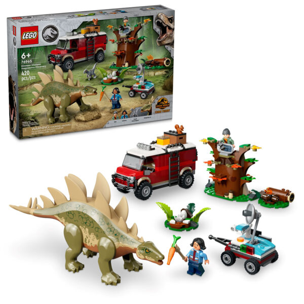 76965 lego jurassic world dinosaur missions stegosaurus discovery