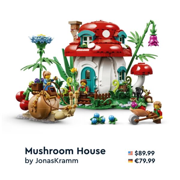 bricklink series 2 mushroom house