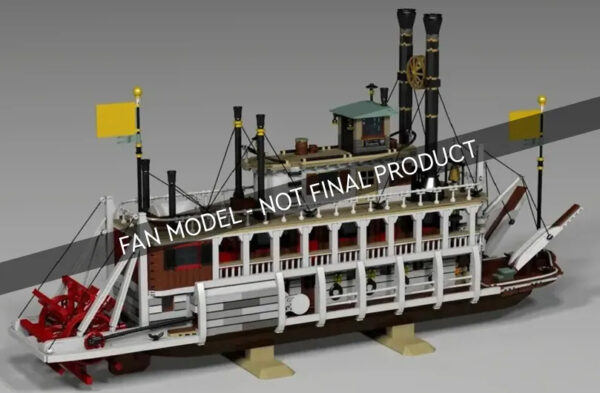 lego ideas western river steamboat