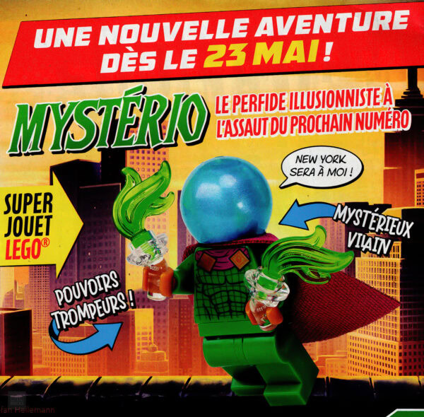 lego marvel avengers magazine mai 2024 mysterio minifigure