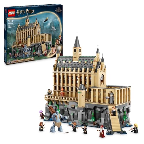 LEGO Harry Potter Le Château de Poudlard : la Grande Salle - Set à Collectionner - 11 Minifigurines, Dont Hermione Granger - Cadeau Magique pour Garçons, Filles et Fans de 10 Ans et Plus 76435