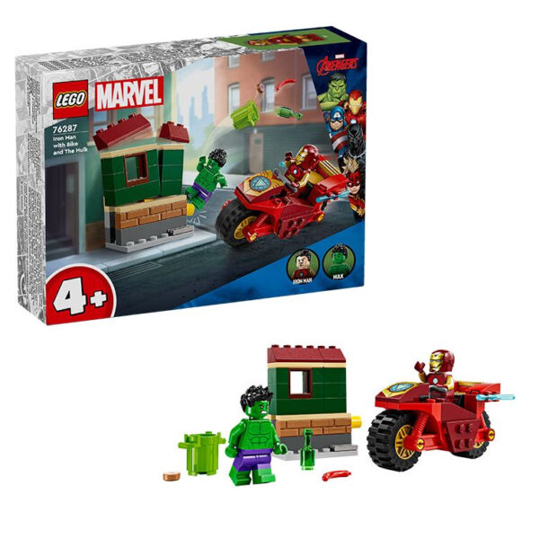 76287 lego super heroes marvel iron man bike hulk