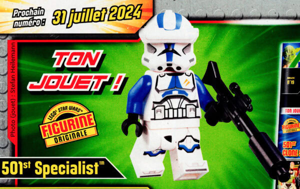 lego starwars magazine juillet 2024 501st specialist minifigure