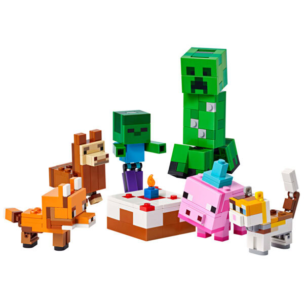 21281lego minecraft baby pig birthday celebration 1