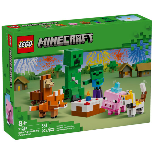 21281lego minecraft baby pig birthday celebration 2