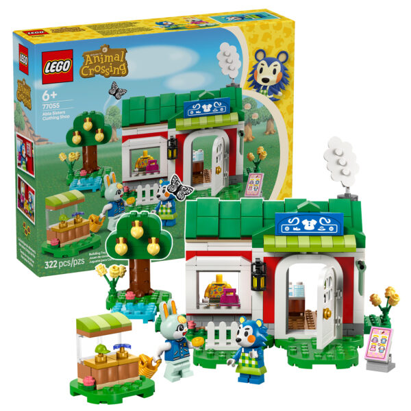 77055 lego animal crossing able sisters clothing shop 2025