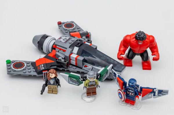 Très vite testé : LEGO Marvel 76292 Captain America vs. Red Hulk Battle