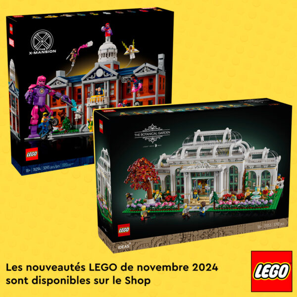 Sur le Shop LEGO : les nouveautés de novembre 2024 sont disponibles