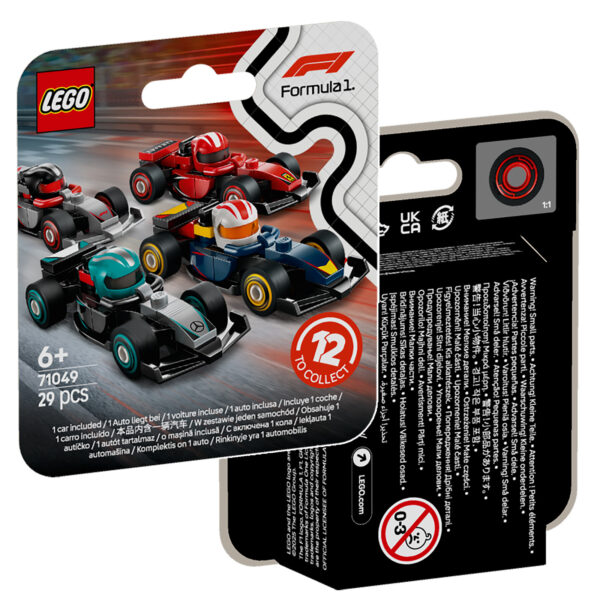 71049 lego collectible formula 1 cars