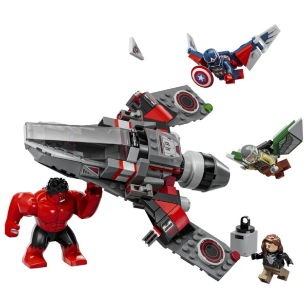 76292 lego marvel captain america red hulk battle 1