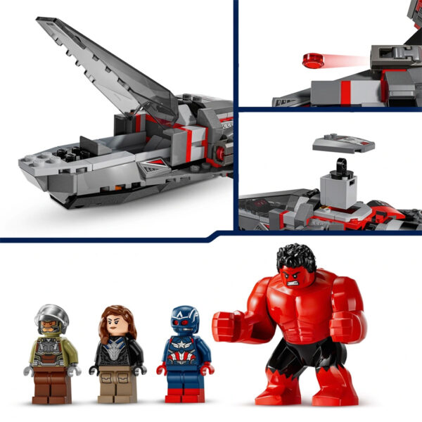 76292 lego marvel captain america red hulk battle 3