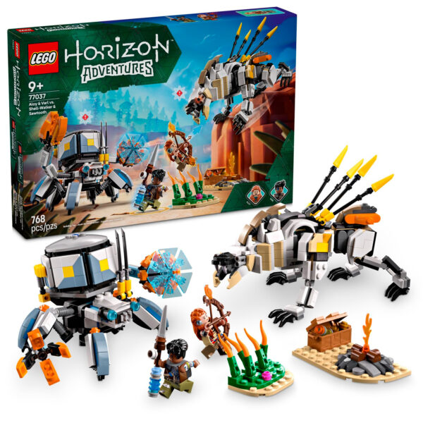 77037 lego horizon adventures aloy varl vs shell walker sawtooth