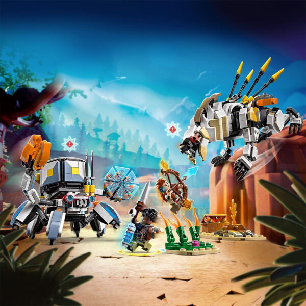 LEGO Horizon Adventures 77037 Aloy & Varl vs. Shell Walker & Sawtooth : premiers visuels officiels