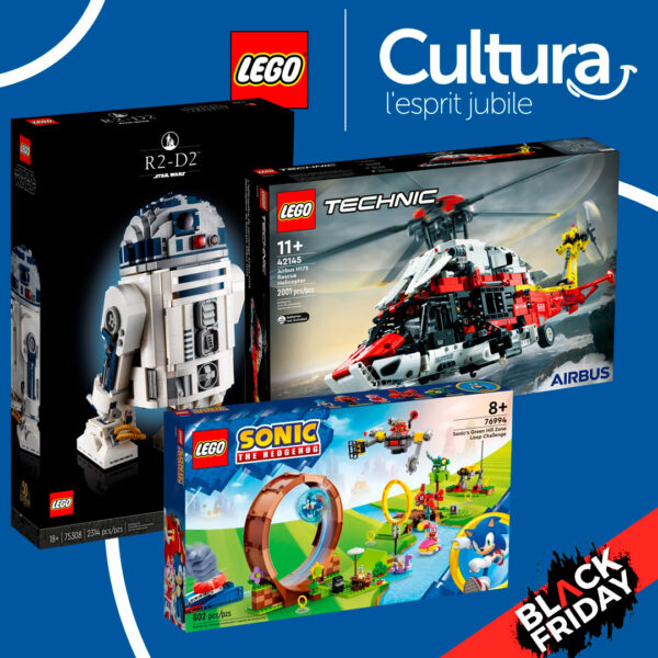 Chez Cultura : 40% de réduction immédiate sur une sélection de produits LEGO