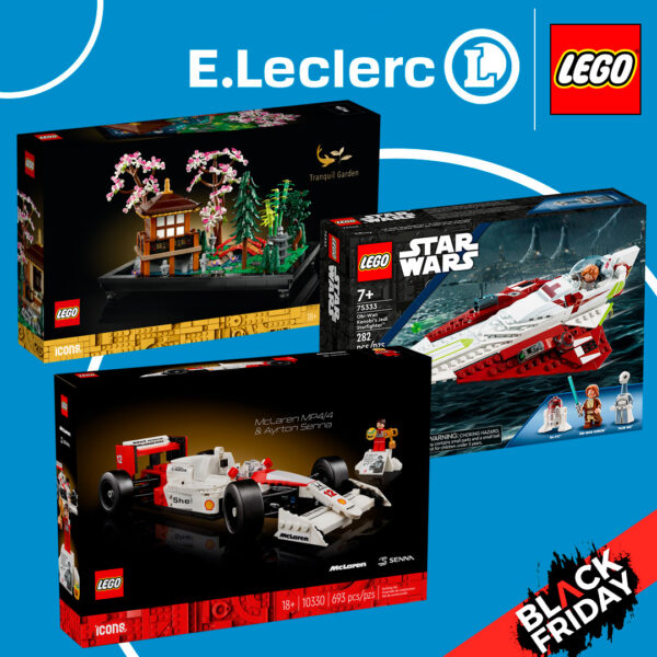 Black Friday chez E.Leclerc : 25% en ticket E.Leclerc sur une sélection de produits LEGO