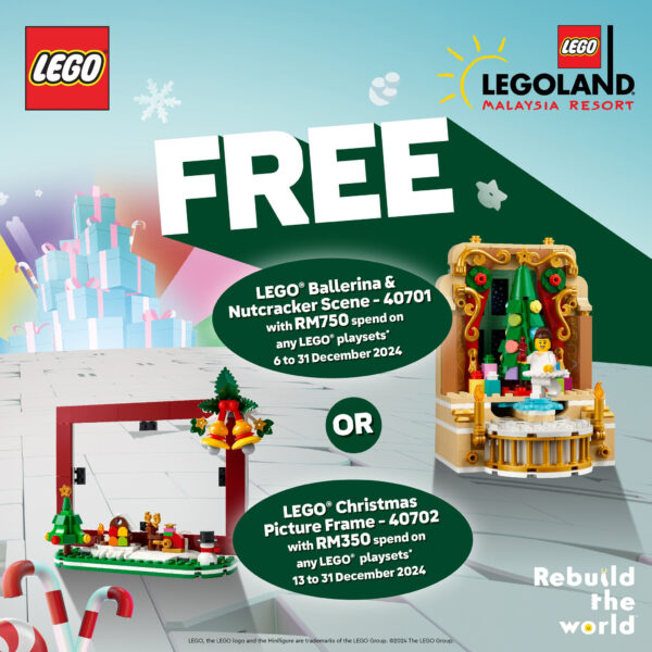 LEGO 40701 Ballerina & Nutcracker Scene et 40702 Christmas Picture Frame  : premiers visuels des prochains sets promotionnels