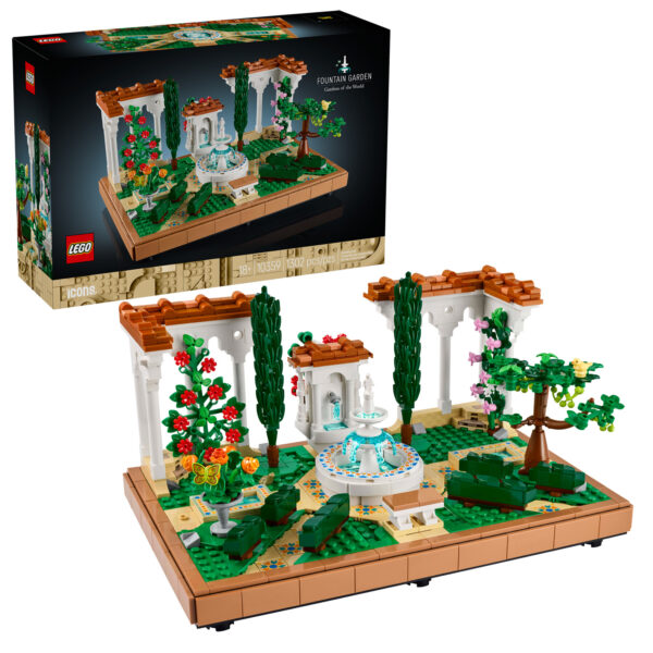 LEGO ICONS 10359 Fountain Garden : le set est en ligne sur le Shop