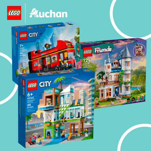 Chez Auchan : 25% d'économie sur une sélection de produits LEGO