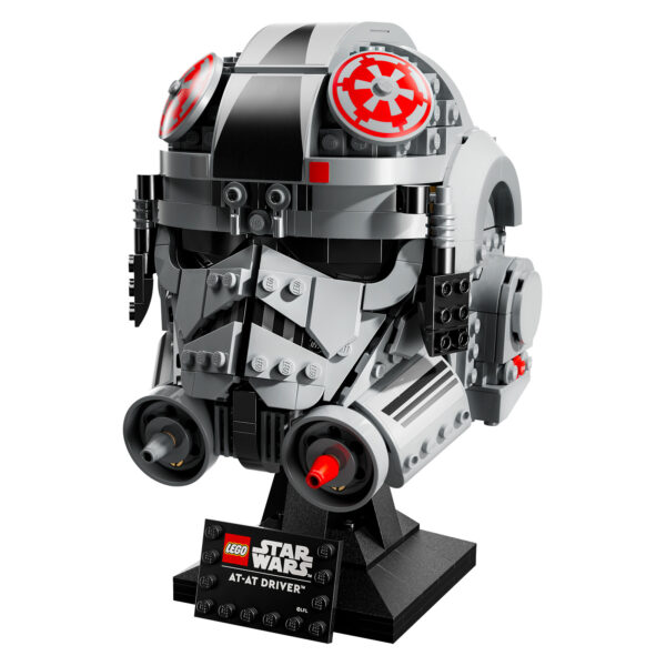 AT-ST LEGO Star Wars, modèle de construction en briques pour fans de la saga, détail réaliste, support de présentation, figurine emblématique, collection LEGO Star Wars.