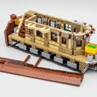 Cadeau LEGO train ancien en briques de construction, modélisation détaillée pour collectionneur ou passionné, jouet de luxe pour adulte, produit HOTH BRICKS.