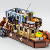 Lego bateau pirate en briques de construction, décoration détaillée, ponts et voiles, modèle créatif pour collectionneur, jouet éducatif, idée cadeau, construction modulaire, design unique, Hoth Bricks.
