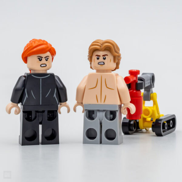 Des personnages LEGO homme et femme en lego avec accessoires de construction pour enfants, jeux créatifs et jouets éducatifs, qualité Hoth Bricks pour petits et grands.