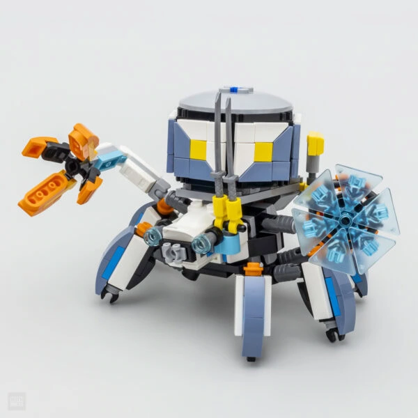 Véhicule LEGO Nasa Moon Rover construit avec des briques de construction Hoth Bricks.