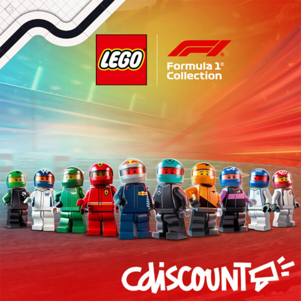 LEGO F1 Collection, jouets en briques pour fans de Formule 1, figurines détaillées, collection de voitures de course F1, parfaite pour les amateurs de sport automobile et de constructions LEGO.