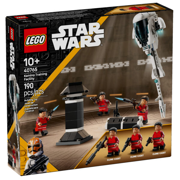 Lego Star Wars, casque de combat et figurines de clones, set de construction Kamino Training Facility, 190 pièces, perfect pour enfants et collectionneurs passionnés.
