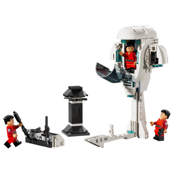 Lego Hoth Bricks avec mini-figurines et station de recherche en construction, idéal pour les fans de Lego Star Wars et les collections de blocs de construction.