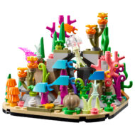 Légumes colorés en briques LEGO, création végétale originale pour enfants, décoration de jardin miniatures, figurines écologique, jouet éducatif et créatif, ambiance naturelle et ludique.