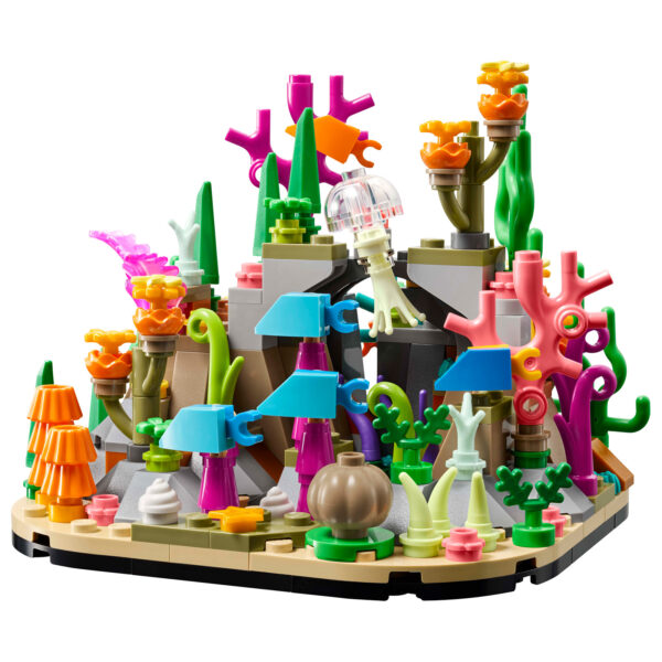 Légumes colorés en briques LEGO, création végétale originale pour enfants, décoration de jardin miniatures, figurines écologique, jouet éducatif et créatif, ambiance naturelle et ludique.