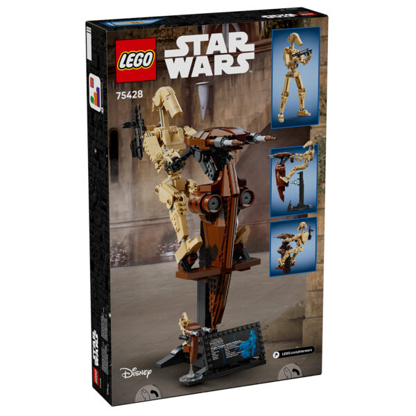 LEGO Star Wars kit de construction de droïde assassin, modèle 75428, en briques, pour créer un droïde articulé et détaillé.