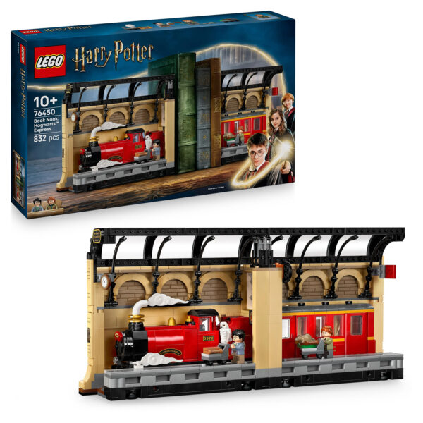 Lego Harry Potter, gare de Poudlard Express, ensemble de construction pour enfants de 10 ans et plus, 832 pièces.