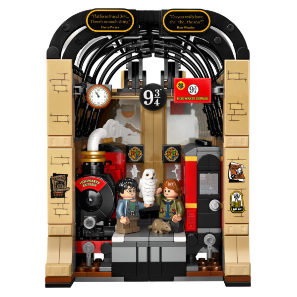 Hothbricks Harry Potter scène LEGO Harry Potter hiver booster dons magie PVC bricolage jouet pour enfants pâques cadeau.