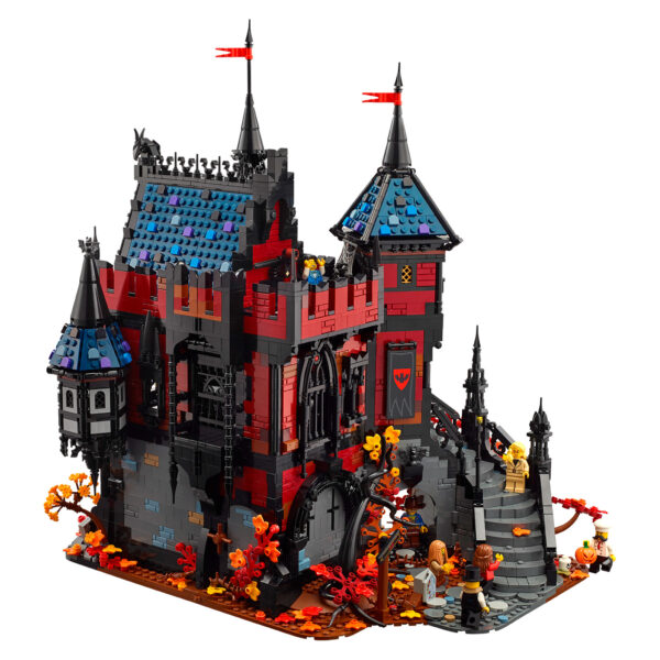 Vivez l'univers de HOTH BRICKS avec cette création LEGO d'un château hanté halloween, combinant détail et créativité pour enthusiasts LEGO.