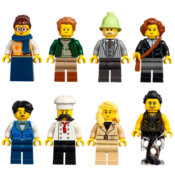 Lego minifigures créatives et détaillées, représentant divers personnages originaux avec accessoires, parfaits pour la construction et la collection Lego.
