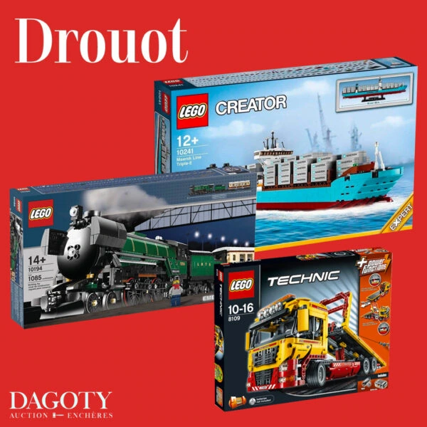 Véhicules et trains en briques LEGO pour passionnés, produits LEGO Creator, LEGO Technic et LEGO Trains, idéal pour collectionneurs et amateurs de construction.