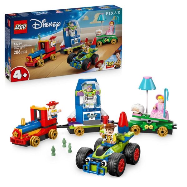 LEGO Toy Story, ensemble de blocs de construction pour enfants, véhicules et figurines Disney Pixar, parfait pour des activités créatives et éducatives, idéal pour les fans de Toy Story.