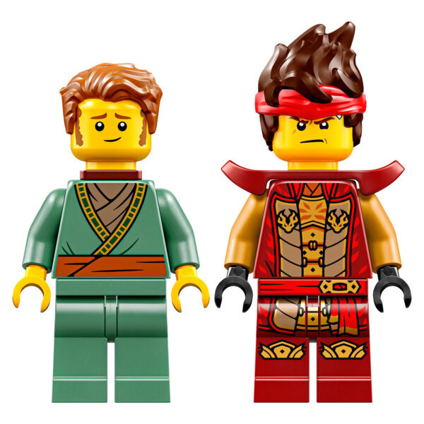 LEGO Ninjago figurine, guerrier avec costumes colorés, accessoires, et expressions faciales détaillées, idéal pour collection et jeux créatifs, référence HOTH BRICKS.