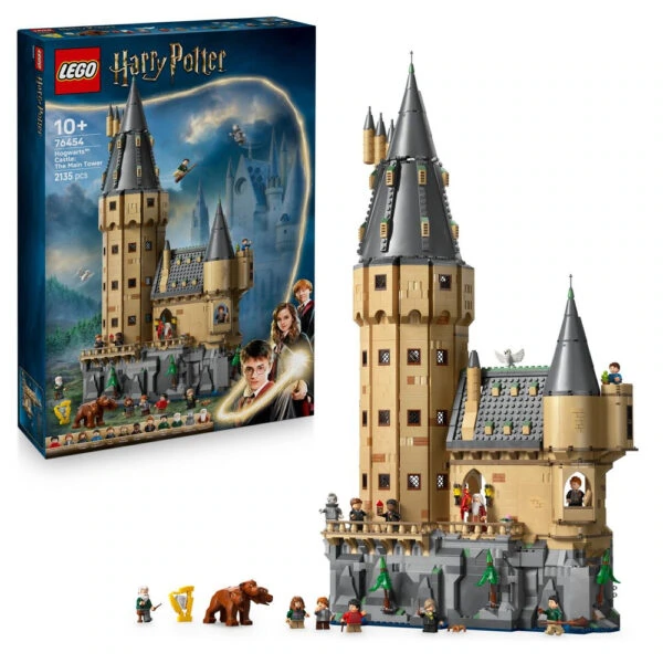 HOTH BRICKS LEGO Harry Potter Château Poudlard Grande Tour, ensemble de construction en briques, pièce de collection pour fans, jouet éducatif, décor pour chambre d'enfant.