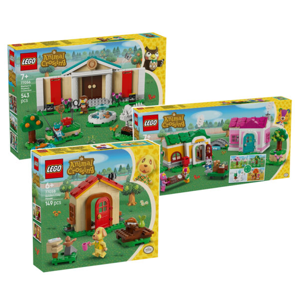 Miniatures LEGO Animal Crossing, construction blocs, jouets pour enfants, modèles de maisons et univers Animal Crossing, jeux créatifs, sets de construction pour enfants à partir de 6 ans.