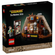 - Miniature LEGO The Goonies La Cachette de la Cave. Pièce de collection avec figurines, accessoires et décor pour fans de la série culte des années 80.