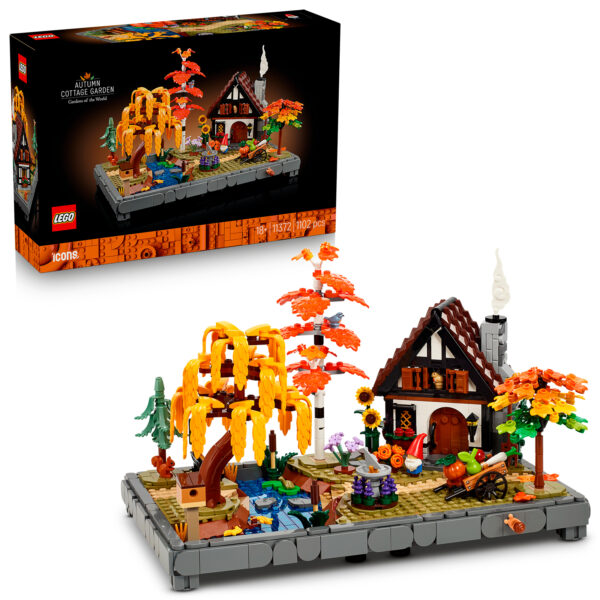 11372 lego icons autumn cottage garden 2