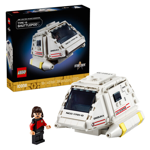 40768 lego icons star trek type 15 shuttlepod gwp